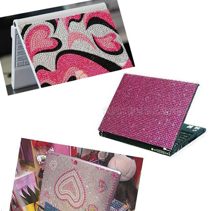 1040/900/504Pcs Akrylbor DIY Crystal Rhinestone Self-Adhesive Klistermærker til telefon kasser, kort og håndværk