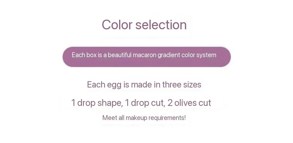 4PCS Makeup Sponge Blender Skønhed æg Kosmetiske Puff Soft Foundation & Powder Svampe til kvinder, Professionelle Skønhedsværktøjer