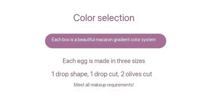 4PCS Makeup Sponge Blender Skønhed æg Kosmetiske Puff Soft Foundation & Powder Svampe til kvinder, Professionelle Skønhedsværktøjer