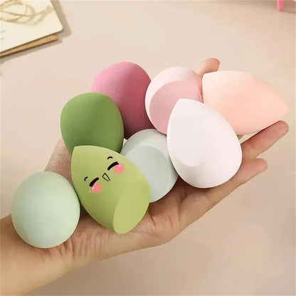 4PCS Makeup Sponge Blender Skønhed æg Kosmetiske Puff Soft Foundation & Powder Svampe til kvinder, Professionelle Skønhedsværktøjer