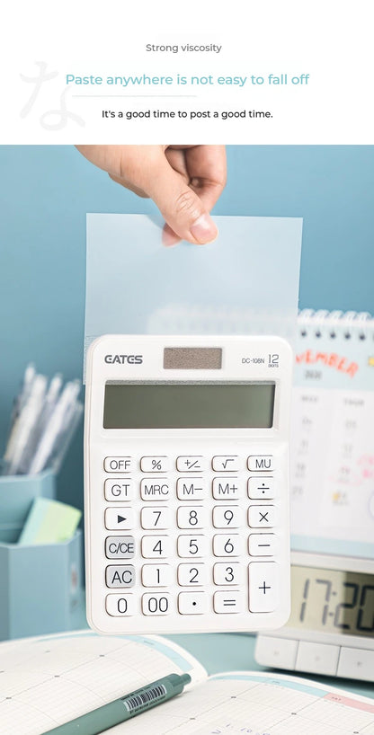 50 Ark Gennemsigtige Klæbende Noter Vandtæt Besked & Signatur Klistermærker til Notebooks