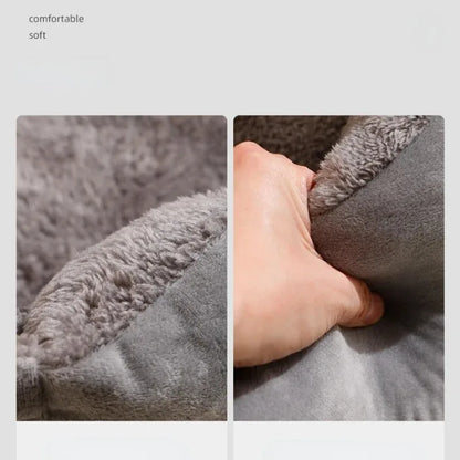 Soft Plush Pet Seng til katte og små hunde Hyggeligt åndbart Pudehus