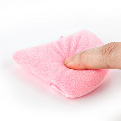 SHIDISHANGPIN Triangle fløjl Powder Puff Genbrugelig Face Kosmetiske Svampe, Mini Cotton Makeup Puff til Foundation, Eyeshadow, og Skønhedsværktøjer (1/2/3/6pcs)