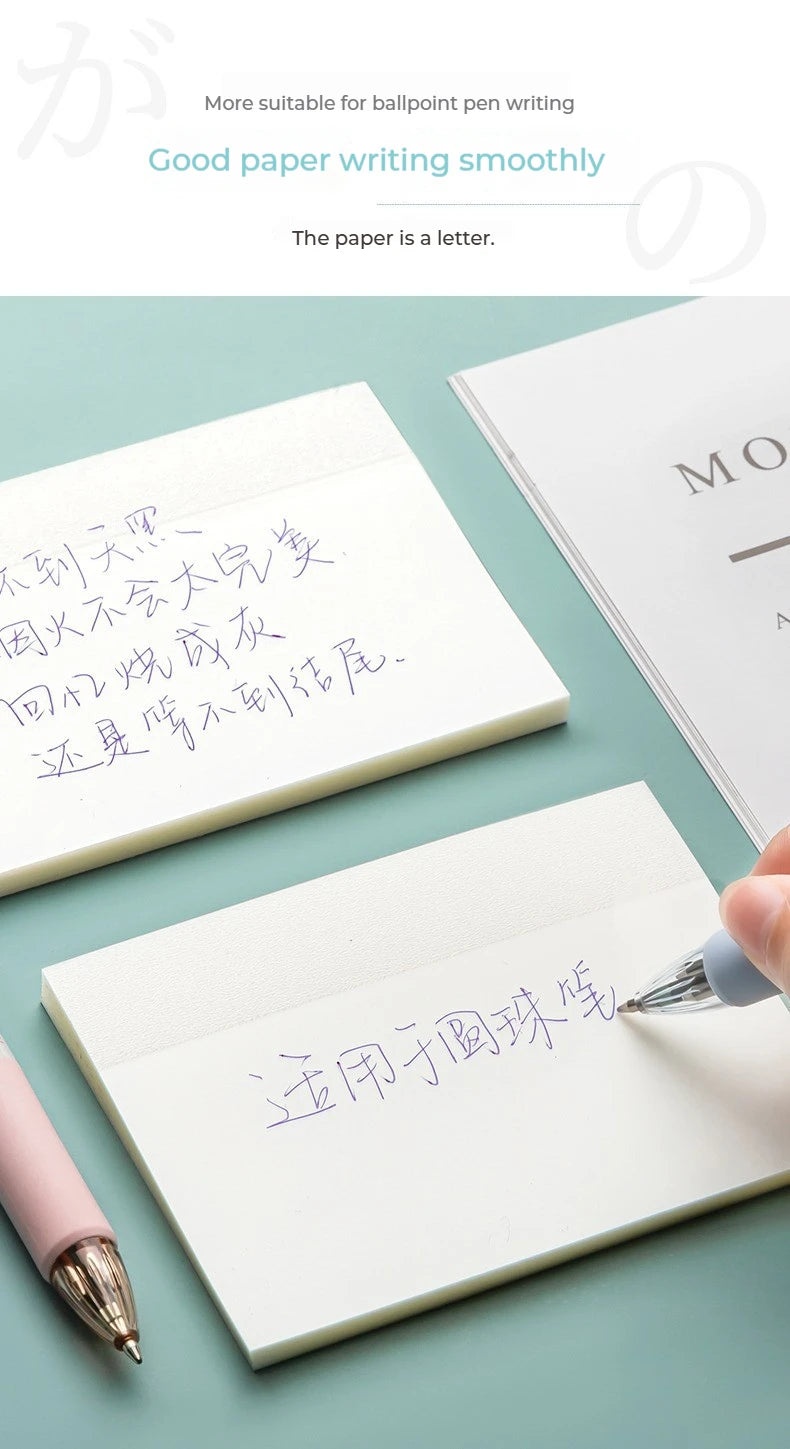 50 Ark Gennemsigtige Klæbende Noter Vandtæt Besked & Signatur Klistermærker til Notebooks