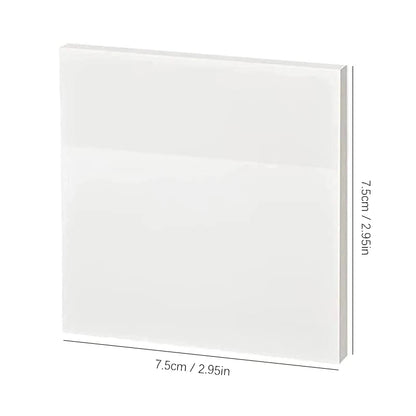 50 Ark Gennemsigtige Klæbende Noter Vandtæt Besked & Signatur Klistermærker til Notebooks