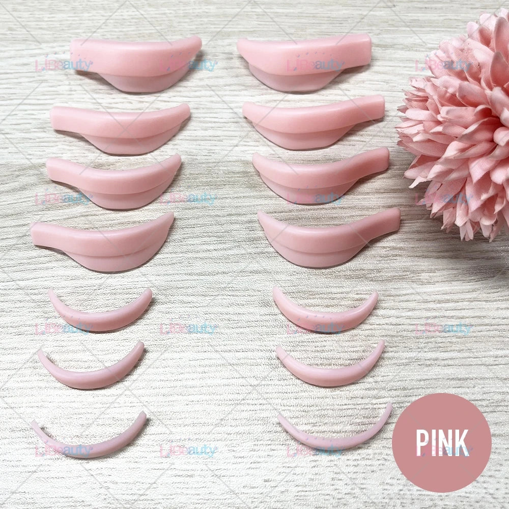 Libeauty 7 Paris Genanvendelig Lash Lift Shield Pads Silikone Eyelash Curler & Curling jern tilbehør, Makeup Tool