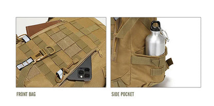 40L Taktisk reflekterende rygsæk ! Militære Molle Udendørs Rucksack ! Vandreture, Camping, Jagt & Rejsetaske