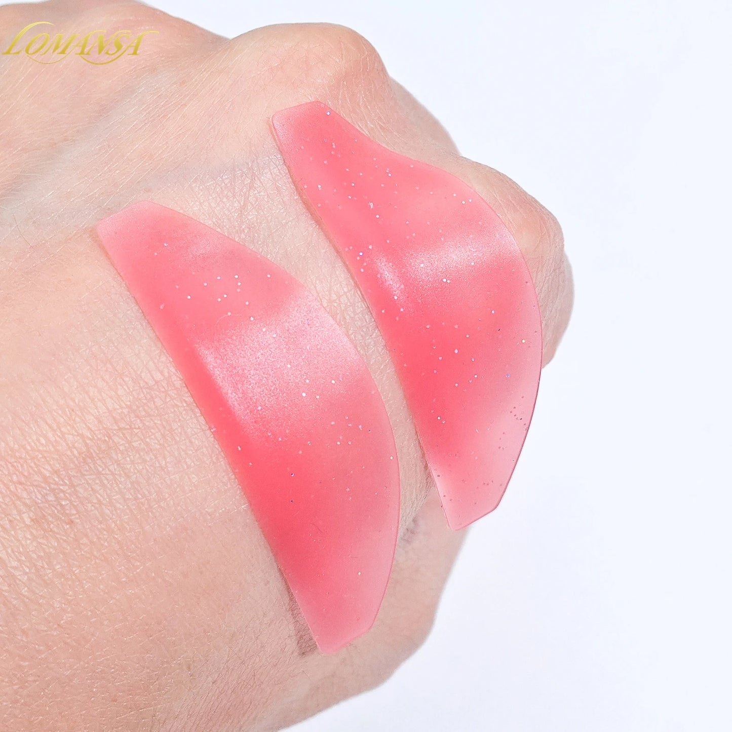 Lomansa 1 par silikone Lash blødgøring Pads Eyelash Perm stænger & skjolde til Lash Lifting, Professionelle Eyelash Tilbehør