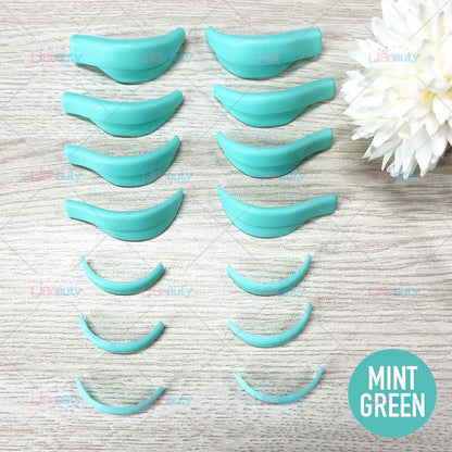 Libeauty 7 Paris Genanvendelig Lash Lift Shield Pads Silikone Eyelash Curler & Curling jern tilbehør, Makeup Tool