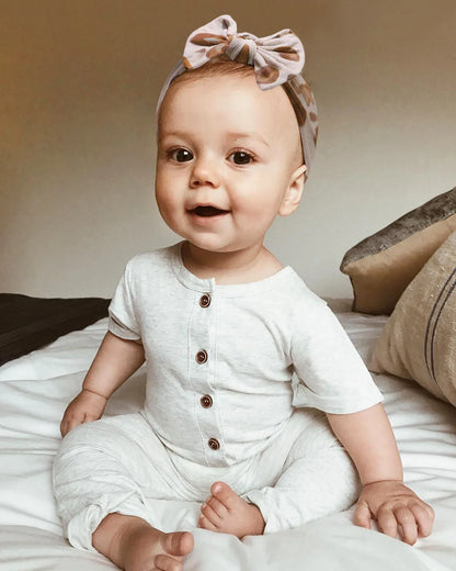 1Pc Baby Nylon hovedtørklæde Håndlavet Blomst Hovedbøjle til Nyfødte piger, Spædbørn Elastisk Hår turban