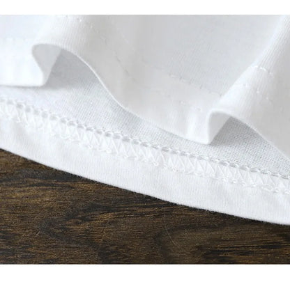 2-10Y Children’s Pure Cotton Short Sleeve Pullover T-Shirt – Baby Boys & Girls Summer Tops