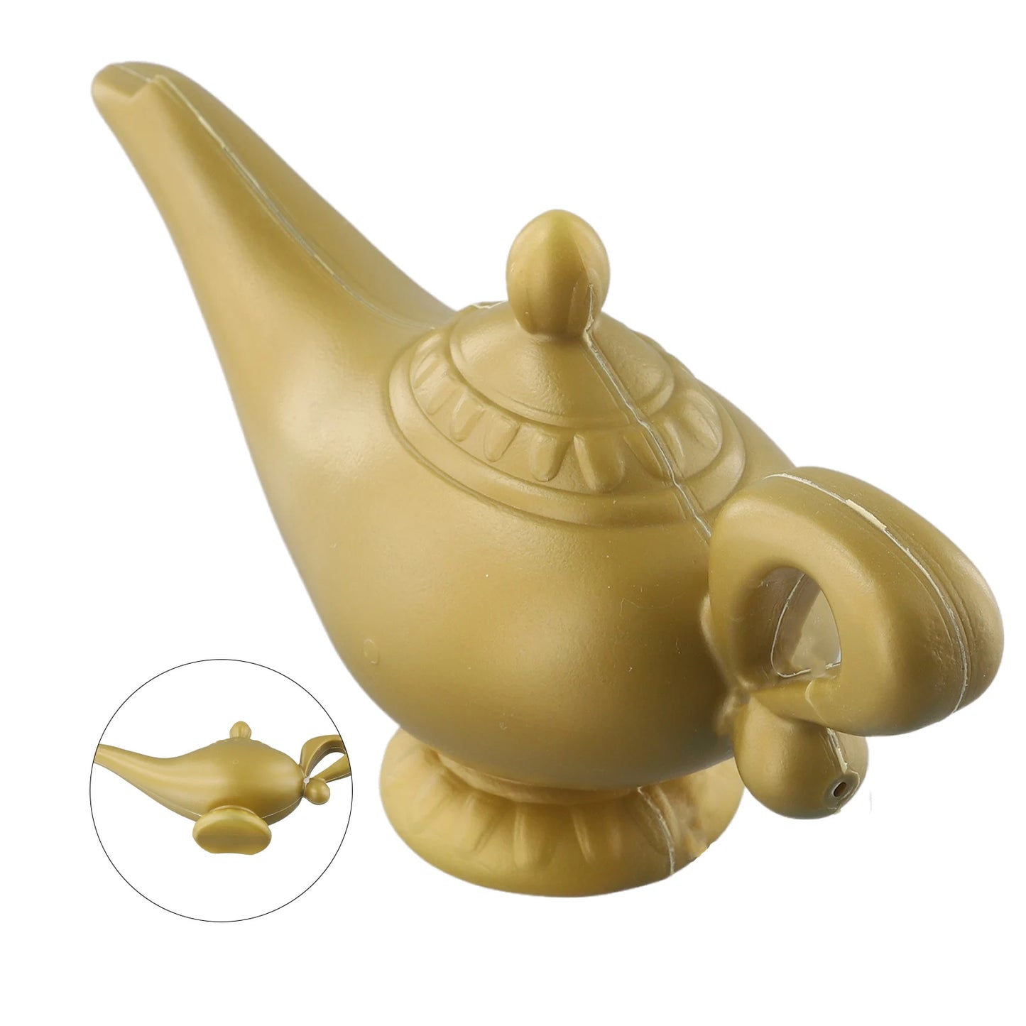 Aladdin Genie Lamp kostume Prop ! Vintage dekorative tekande, Retro Magic lampe ornament til Halloween, jul & part dekoration