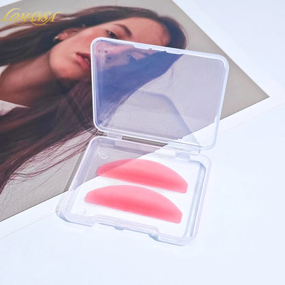 Lomansa 1 par silikone Lash blødgøring Pads Eyelash Perm stænger & skjolde til Lash Lifting, Professionelle Eyelash Tilbehør