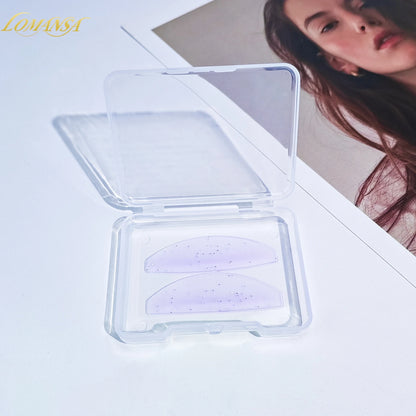 Lomansa 1 par silikone Lash blødgøring Pads Eyelash Perm stænger & skjolde til Lash Lifting, Professionelle Eyelash Tilbehør