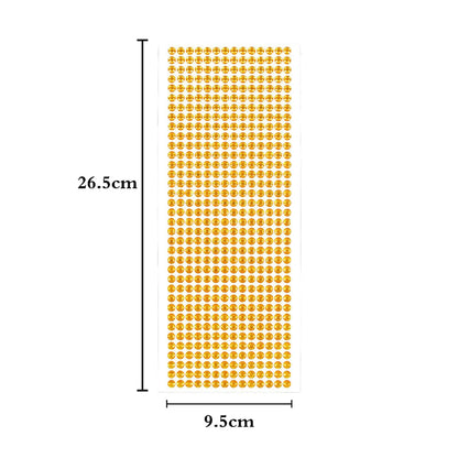 1040/900/504Pcs Akrylbor DIY Crystal Rhinestone Self-Adhesive Klistermærker til telefon kasser, kort og håndværk