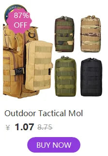 40L Taktisk reflekterende rygsæk ! Militære Molle Udendørs Rucksack ! Vandreture, Camping, Jagt & Rejsetaske