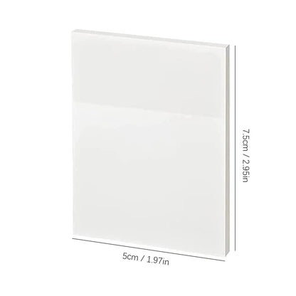 50 Ark Gennemsigtige Klæbende Noter Vandtæt Besked & Signatur Klistermærker til Notebooks