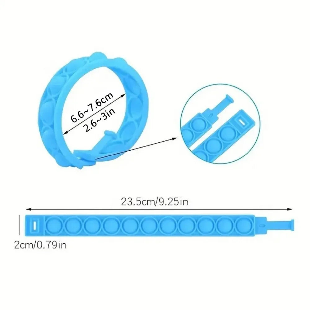 12/24/36PCS Silikone Farverige Bubble Armbånd ! Børn Party Favors, Fødselsdagsgaver, Bryllup Souvenirs, Karneval & Ferie Armbånd