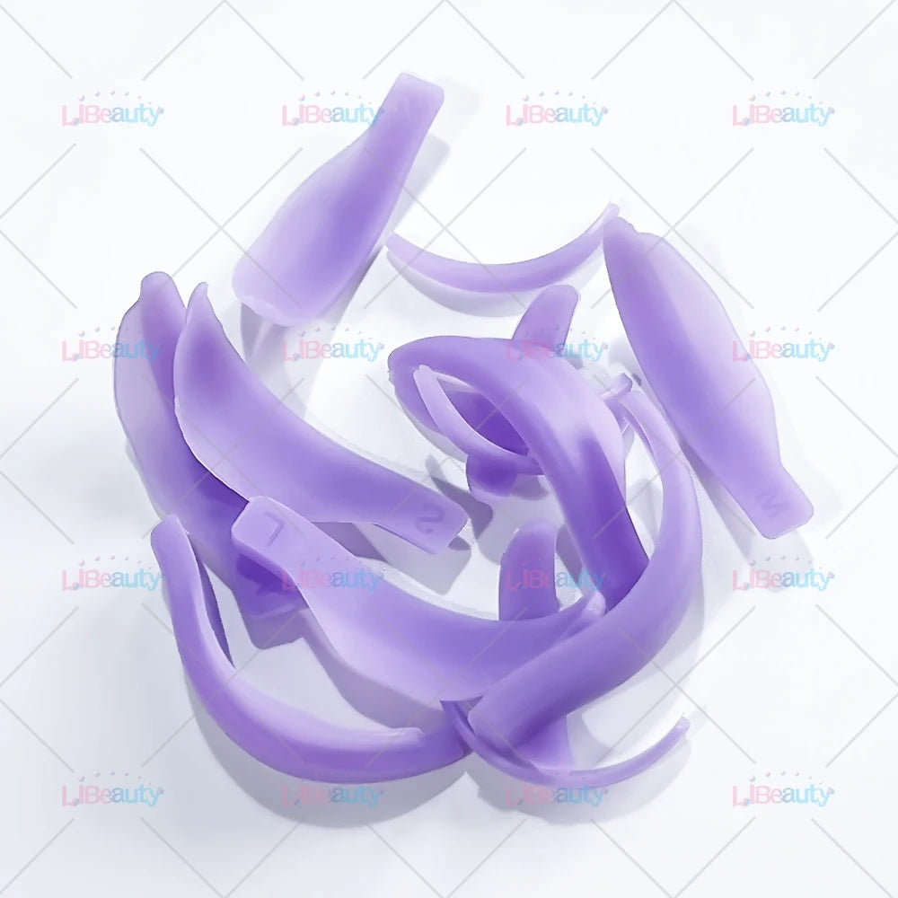 Libeauty 7 Paris Genanvendelig Lash Lift Shield Pads Silikone Eyelash Curler & Curling jern tilbehør, Makeup Tool