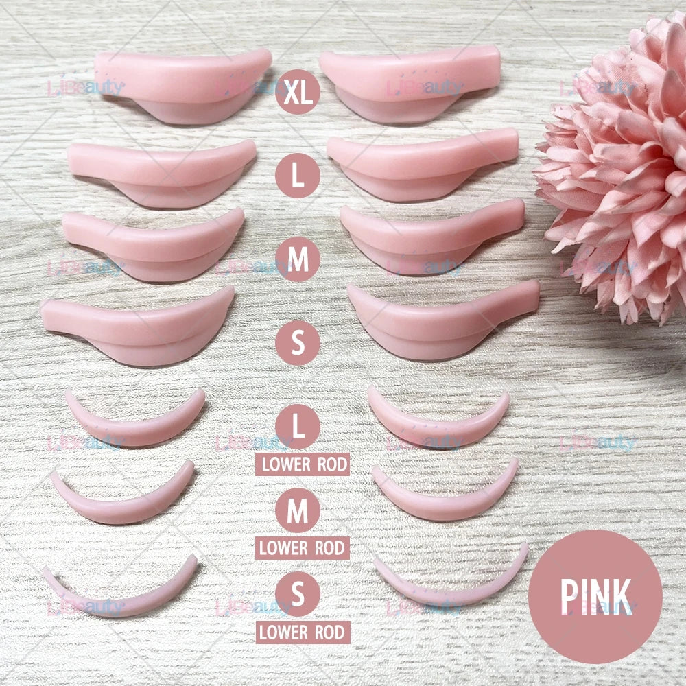 Libeauty 7 Paris Genanvendelig Lash Lift Shield Pads Silikone Eyelash Curler & Curling jern tilbehør, Makeup Tool