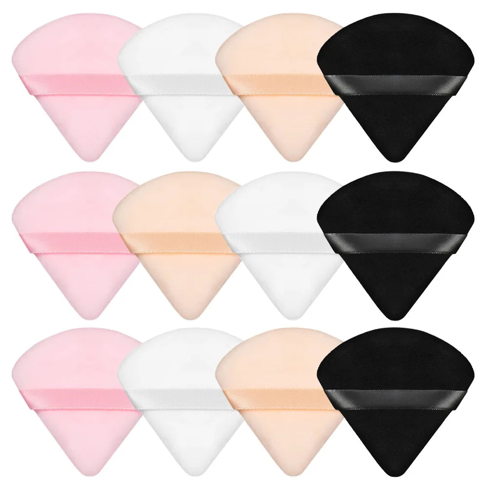20/30Pcs Triangle fløjl Powder Puff Wet & Dry Use Makeup Sponge for Foundation, Cosmetics og skønhed blanding
