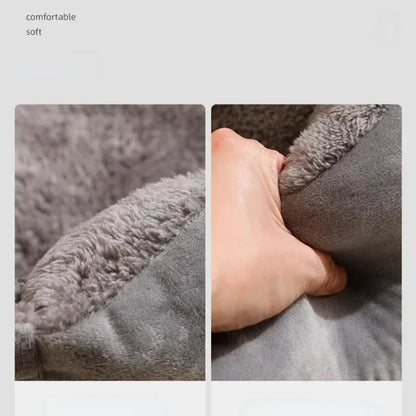 Soft Plush Pet Seng til katte og små hunde Hyggeligt åndbart Pudehus