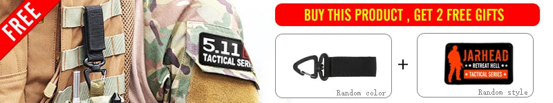 40L Taktisk reflekterende rygsæk ! Militære Molle Udendørs Rucksack ! Vandreture, Camping, Jagt & Rejsetaske