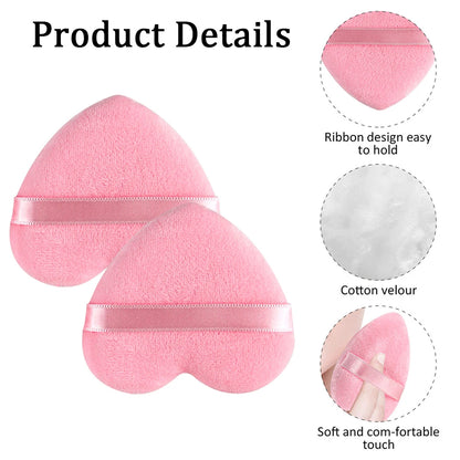 20/30Pcs Triangle fløjl Powder Puff Wet & Dry Use Makeup Sponge for Foundation, Cosmetics og skønhed blanding