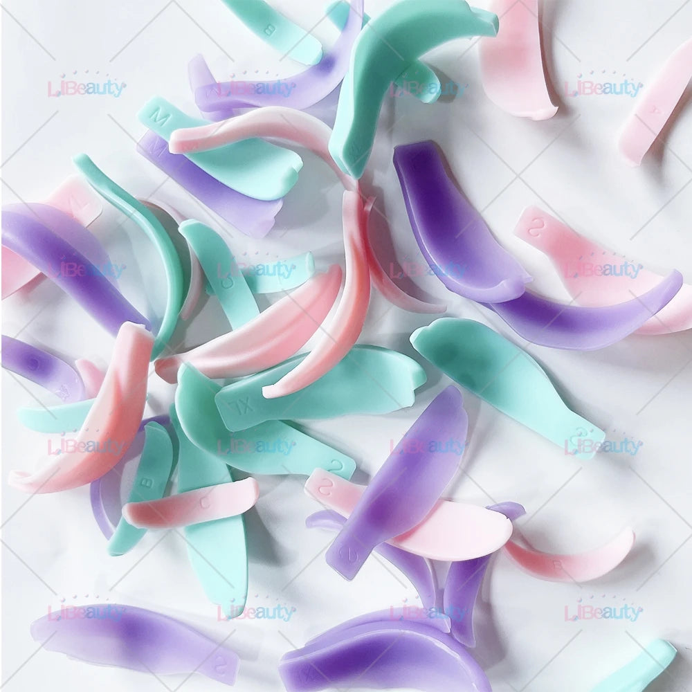 Libeauty 7 Paris Genanvendelig Lash Lift Shield Pads Silikone Eyelash Curler & Curling jern tilbehør, Makeup Tool