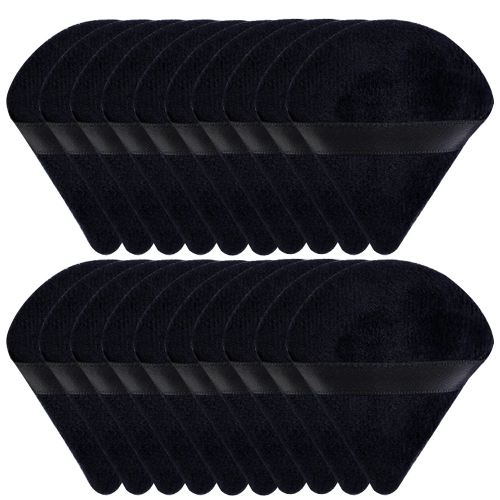20/30Pcs Triangle fløjl Powder Puff Wet & Dry Use Makeup Sponge for Foundation, Cosmetics og skønhed blanding